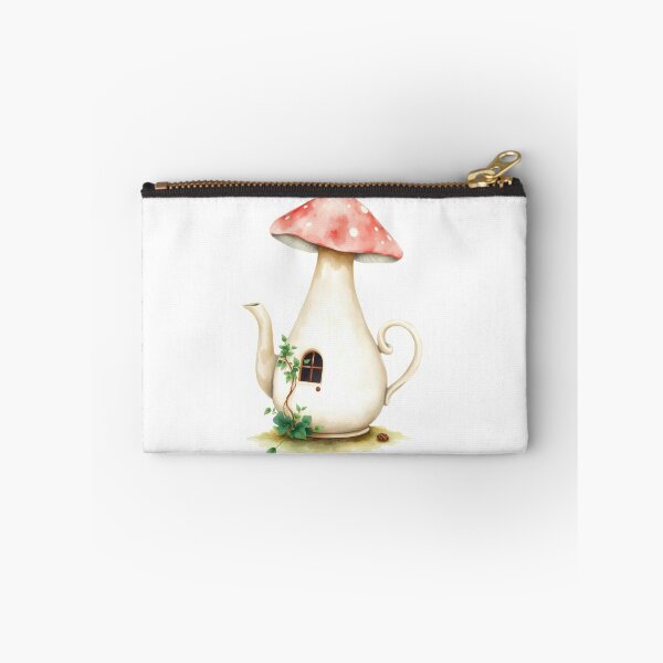 Item preview, Whimsical Red Toadstool Teapot Fairy House designed and sold by Vida e Arte.