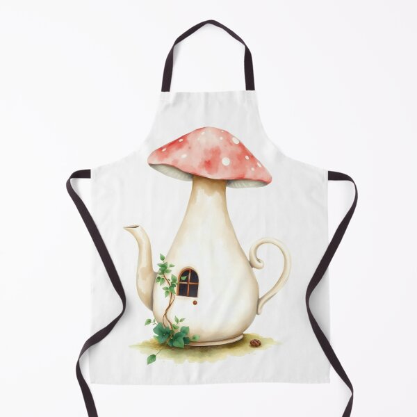 Item preview, Whimsical Red Toadstool Teapot Fairy House designed and sold by Vida e Arte.