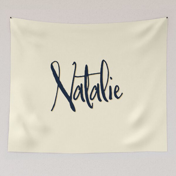 Item preview, NATALIE personalized type design designed and sold by CharlottePlaceArt.
