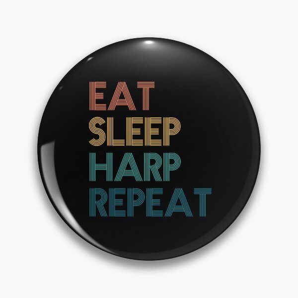 Item preview, Eat Sleep Harp Repeat - Gift For Harp Fans designed and sold by kindxinn.
