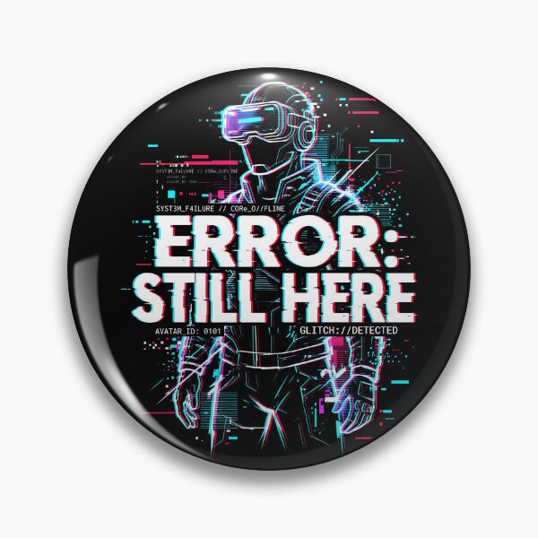 Item preview, VR Glitch Cyberpunk Gamer Avatar Error designed and sold by SplashTastic.