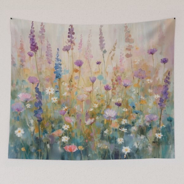 Item preview, English Wildflowers Painting designed and sold by SeaStarAlex.