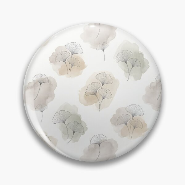 Item preview, Gingko Leaf Watercolor Textile Pattern designed and sold by SplashTastic.