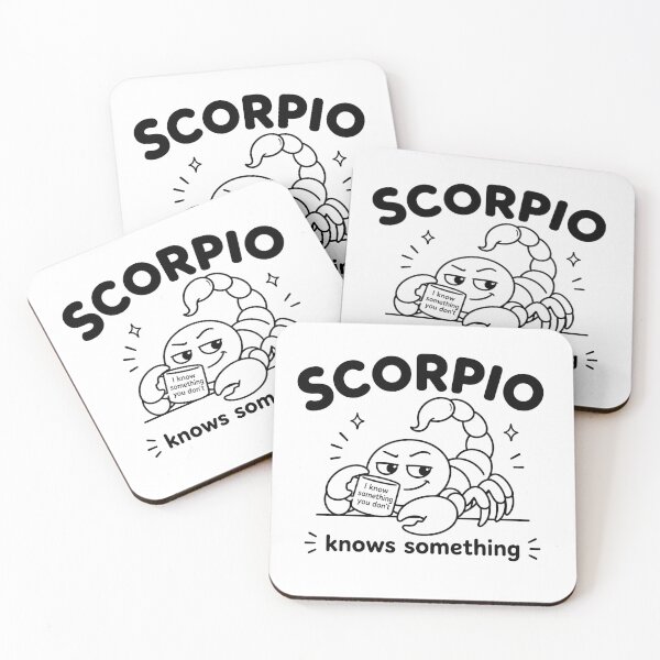 Item preview, Scorpio Knows Something You Don't designed and sold by MonkiFlipp.