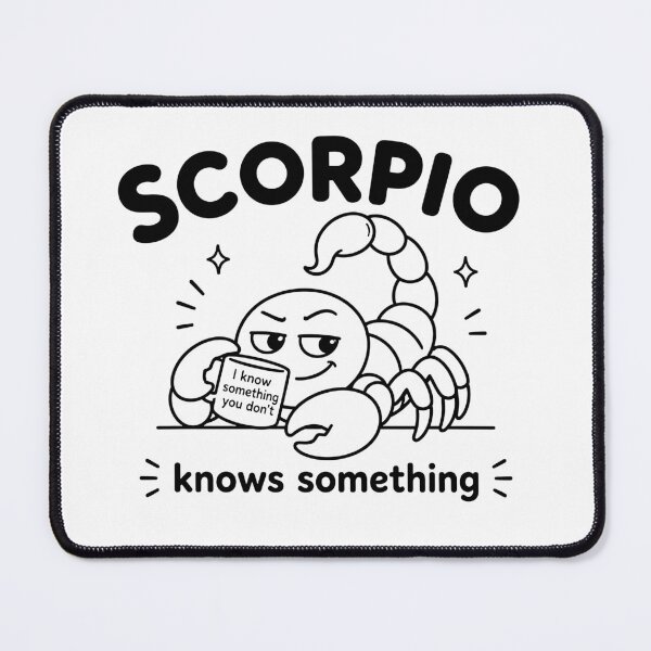 Item preview, Scorpio Knows Something You Don't designed and sold by MonkiFlipp.