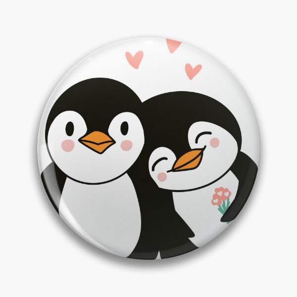 Item preview, You and Me We Belong Together – Cute Penguin Lovers Love Design designed and sold by PureHopeStudio.
