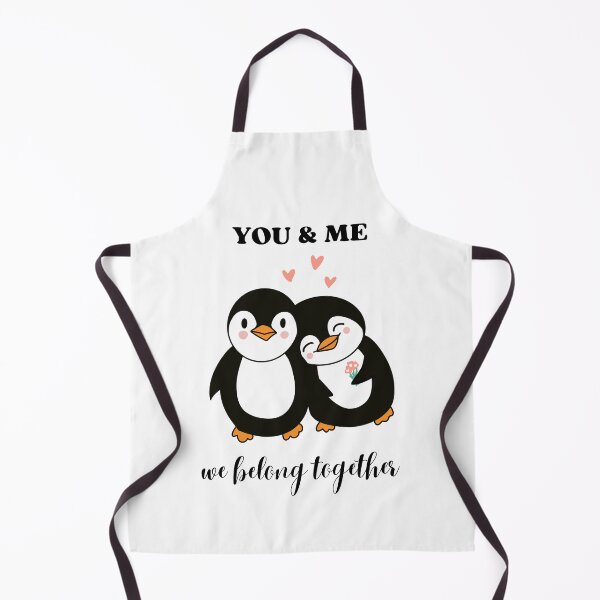 Artikelvorschau, You and Me We Belong Together – Süße Verliebte Pinguine Liebesdesign entworfen und verkauft von PureHopeStudio.