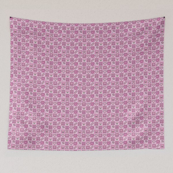 Item preview, Retro Pink Gaming Pattern designed and sold by Little Dora Art.