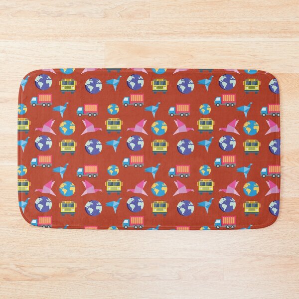Item preview, Back to school seamless pattern with school bus designed and sold by AjjimaJKM.