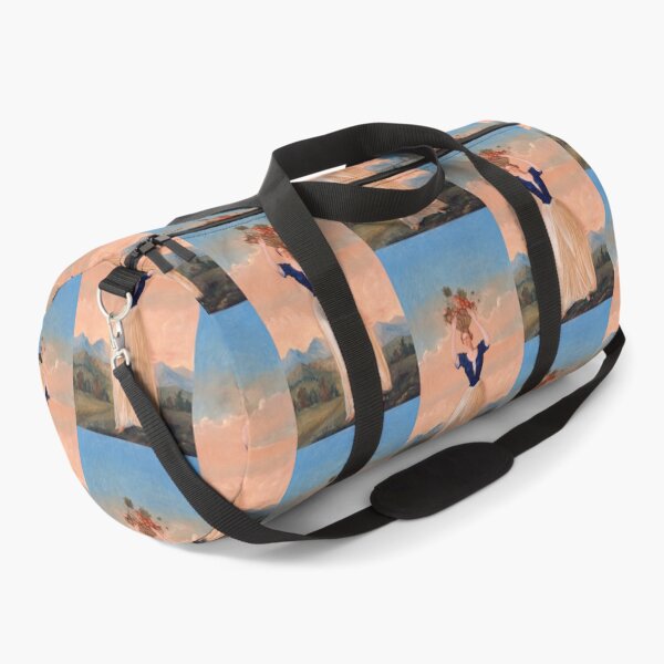 Item preview, Woman Carrying Fruit Basket at Sunset designed and sold by artofuniverse.