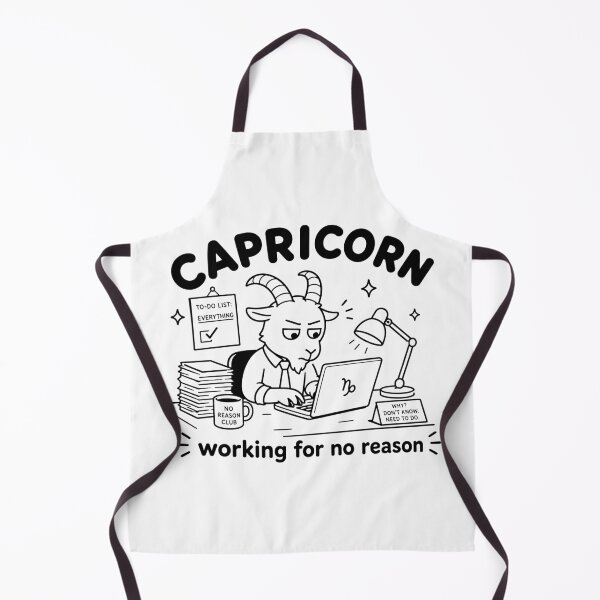 Item preview, Capricorn Working For No Reason designed and sold by MonkiFlipp.