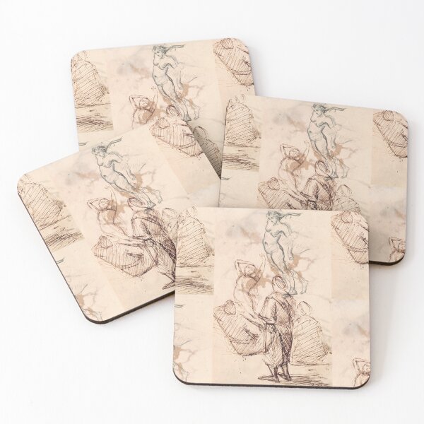 Item preview, Figure Studies in Ink and Pencil designed and sold by artofuniverse.