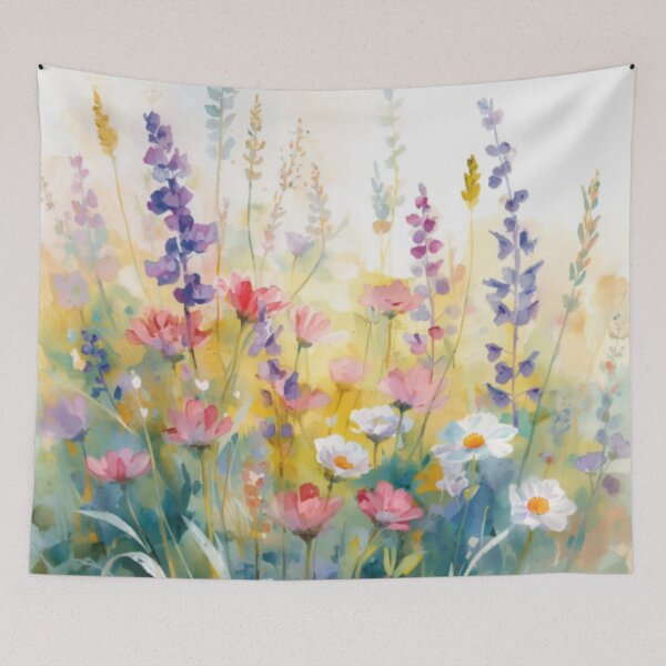 Item preview, Pretty Summer Wildflowers Art designed and sold by SeaStarAlex.