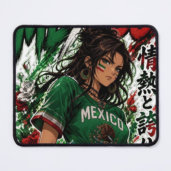 Item preview, Mexico Soccer Anime Girl: World Cup 2026 designed and sold by Senpai Syndicate.