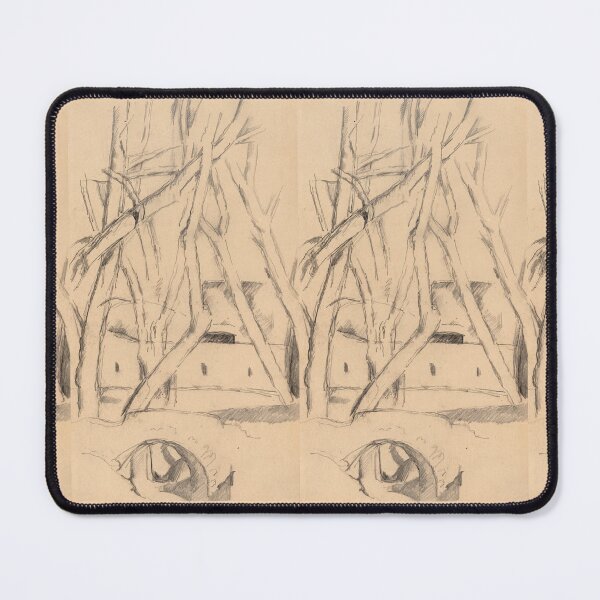 Item preview, Bare Trees Before a House Sketch designed and sold by artofuniverse.