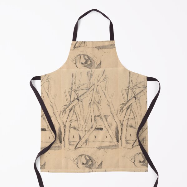 Item preview, Bare Trees Before a House Sketch designed and sold by artofuniverse.