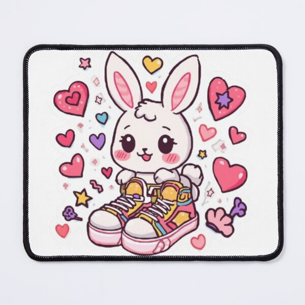 Item preview, Sneaker Bunny Kawaii Sticker designed and sold by Stylestickers55.