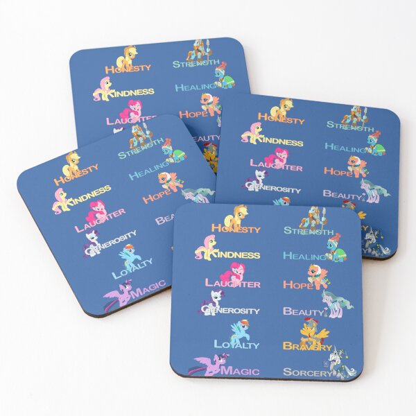 Item preview, The Elements of the Pillars of Friendship - My Little Pony friendship is magic MLP MLPFIS ponies brony designed and sold by astroantlers.