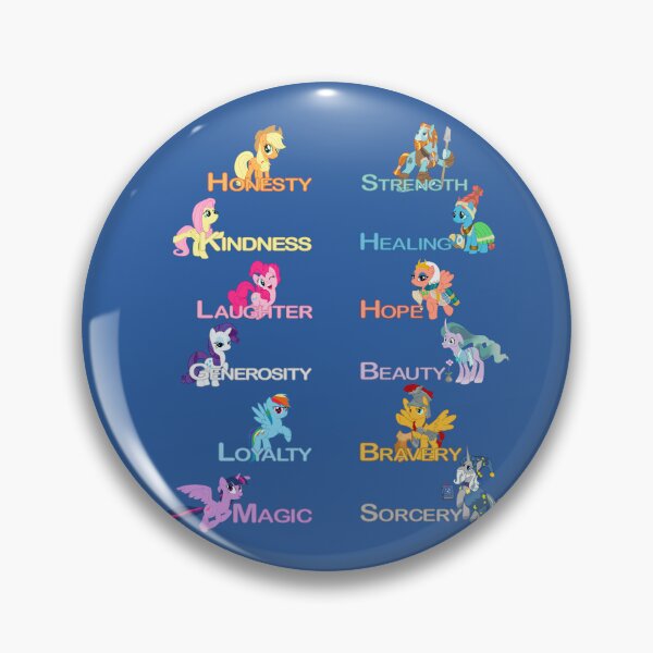 Item preview, The Elements of the Pillars of Friendship - My Little Pony friendship is magic MLP MLPFIS ponies brony designed and sold by astroantlers.