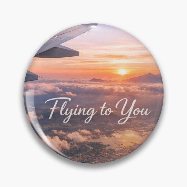 Item preview, Flying To You – Long Distance Relationship Airplane Travel Design designed and sold by Ve & Co.