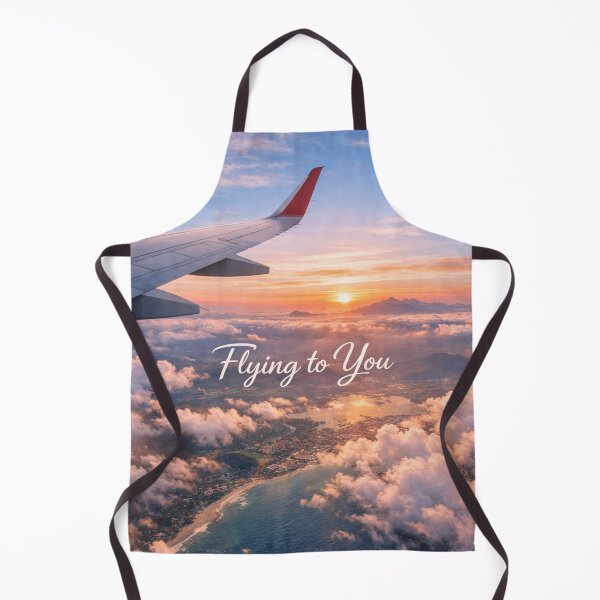 Item preview, Flying To You – Long Distance Relationship Airplane Travel Design designed and sold by Ve & Co.