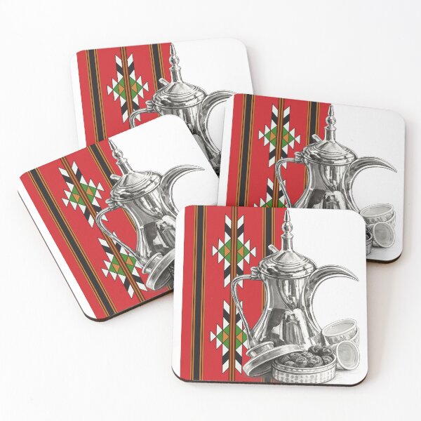 Item preview, Emirati Coffee & Heritage designed and sold by NUSKHAH UAE | Emirati Heritage Art.