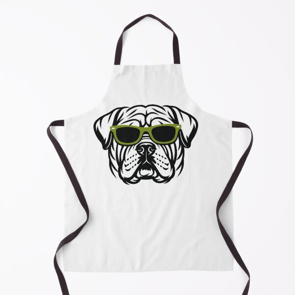 Item preview, Cool Shar Pei with Sunglasses - Minimalist Black Dog Line Art designed and sold by myforestfog.