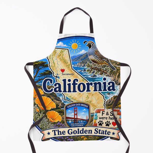 Item preview, California - Collect America with Freckle and Spencer designed and sold by CollectrsCornr.