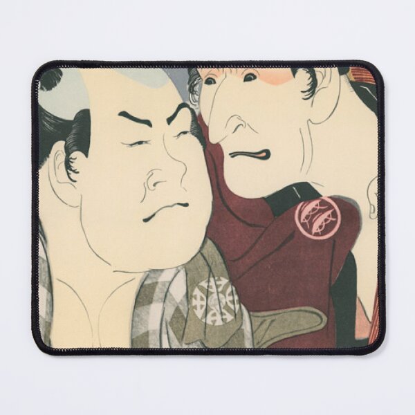 Item preview, Sharaku Kabuki Two Actors Iwai Hanshiro Bando Hikosaburo Ukiyo-e Art designed and sold by vekotpu.