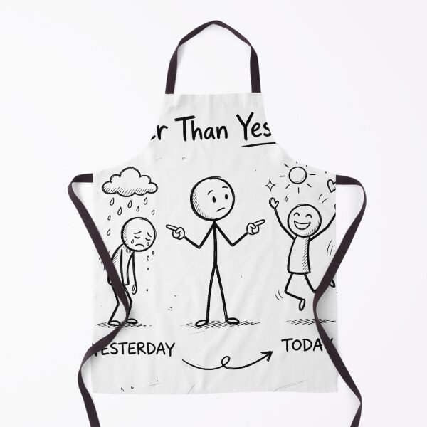 Item preview, Growth Mindset Better Than Yesterday Doodle designed and sold by OhWell Dept..