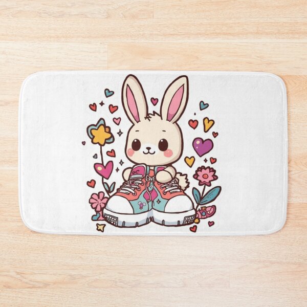 Item preview, Sneaker Bunny Kawaii Sticker designed and sold by Stylestickers55.