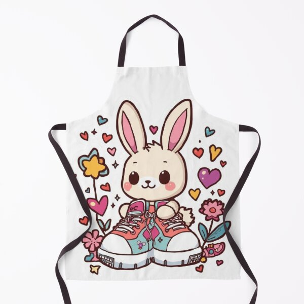 Item preview, Sneaker Bunny Kawaii Sticker designed and sold by Stylestickers55.
