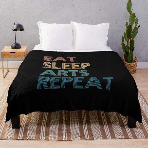 Item preview, Eat Sleep Arts Repeat - Gift For Arts Fans designed and sold by kindxinn.