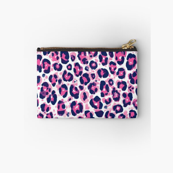 Item preview, Pink Navy Leopard Print Pattern designed and sold by tabe9001234.