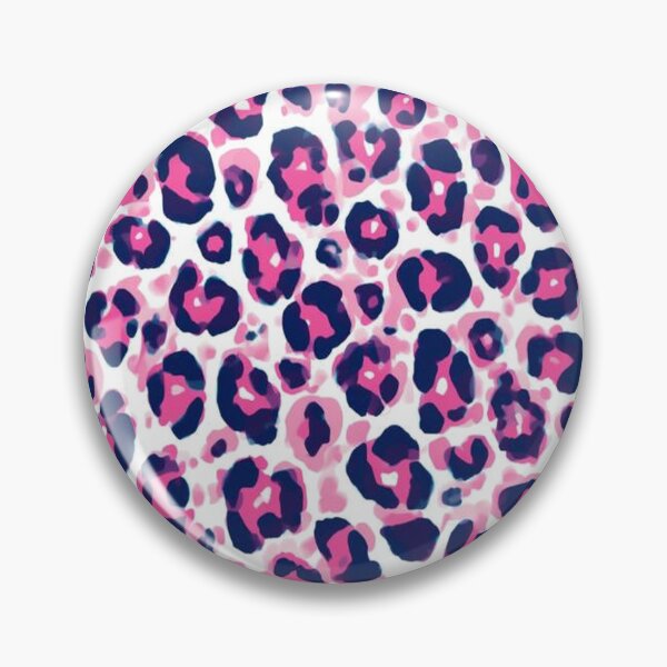Item preview, Pink Navy Leopard Print Pattern designed and sold by tabe9001234.