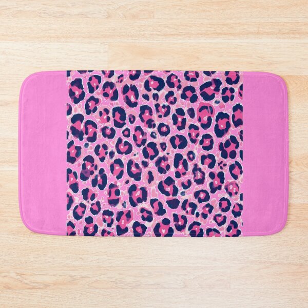 Item preview, Pink Navy Leopard Print Pattern designed and sold by tabe9001234.