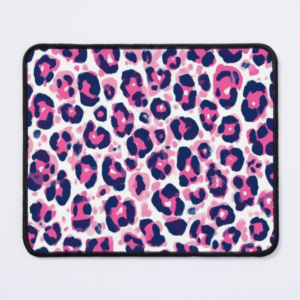 Item preview, Pink Navy Leopard Print Pattern designed and sold by tabe9001234.