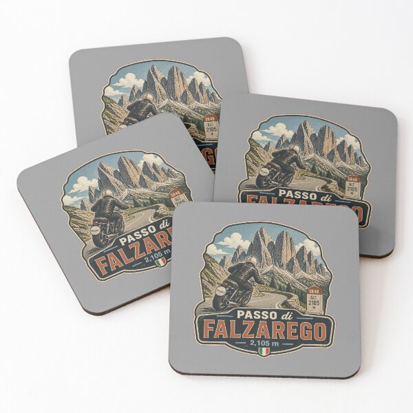 Item preview, Falzarego Pass, Passo di Falzarego Italy Motorcycle Sticker TShirt 03 designed and sold by OuterShellUK.