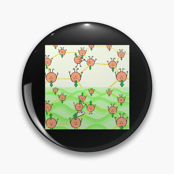 Item preview, Cartoon Electron Waves Cute Quantum Physics designed and sold by melinacris.