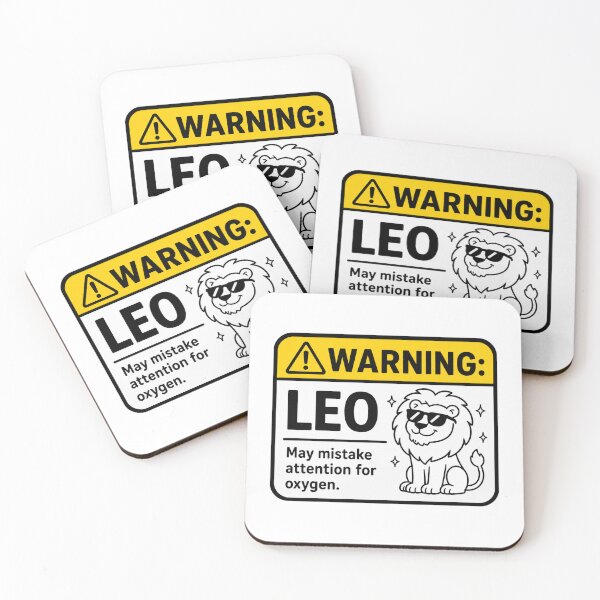 Item preview, Warning Leo Needs Constant Attention designed and sold by MonkiFlipp.