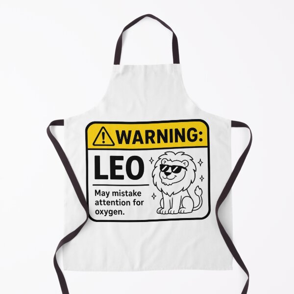 Item preview, Warning Leo Needs Constant Attention designed and sold by MonkiFlipp.