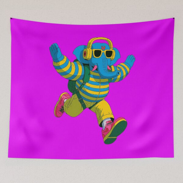 Item preview, Ganesha Streetwear Backpack Running Pop Art designed and sold by PANNARUK THAILAND.