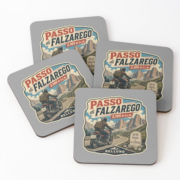Item preview, Falzarego Pass, Passo di Falzarego Italy Motorcycle Sticker TShirt 04 designed and sold by OuterShellUK.