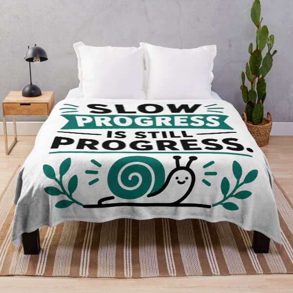 Item preview, Slow Progress Is Still Progress designed and sold by RedCircleArt.