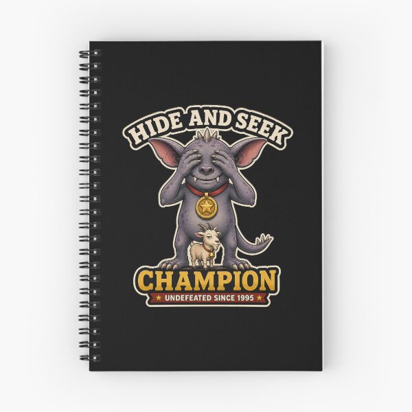 Item preview, Hide And Seek Champion Undefeated Since 1995 Funny Chupacabra Cryptid designed and sold by GibasVisuals.