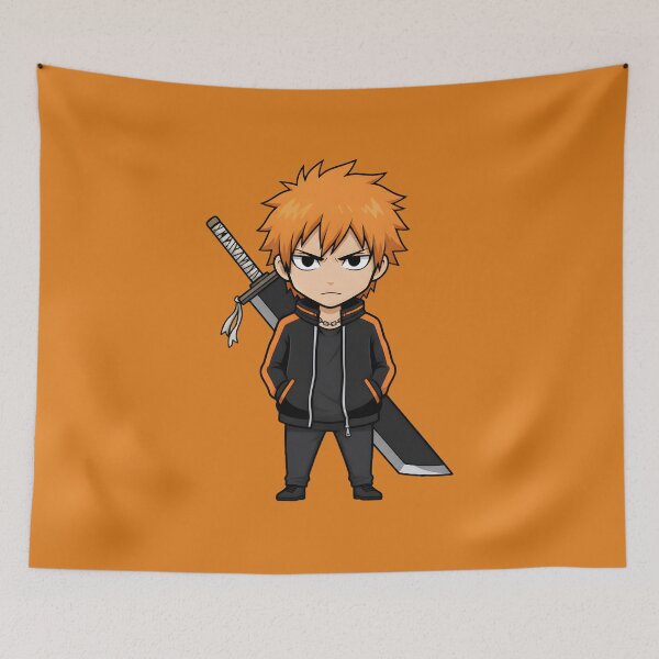 Item preview, Ichigo Kurosaki Chibi Anime Streetwear Vector designed and sold by luffy2374.