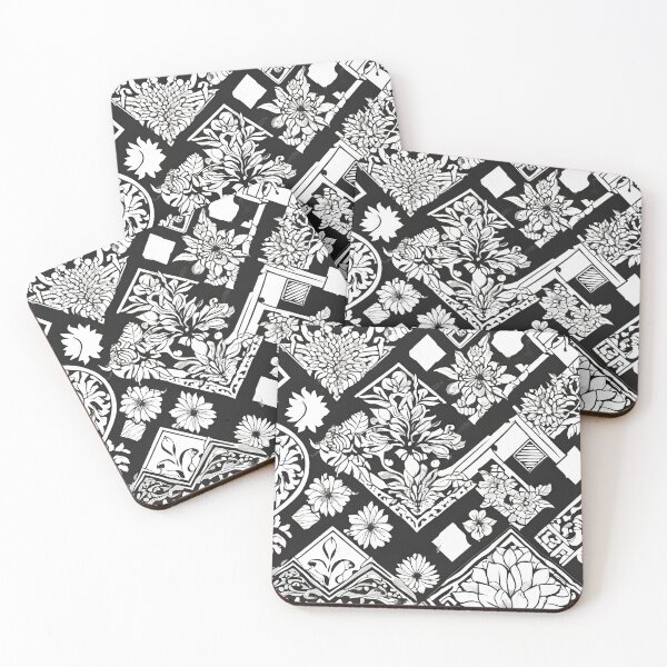 Item preview, Japanese Japanese Traditional Pattern - Traditional black white Wagara Design designed and sold by KS-PopArtJapan.