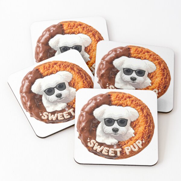 Item preview, COOL!PUPPY Series: The Sweet Glazed Chocolate Donut Pooch designed and sold by Japan Cyberpunk Universe & Surreal Characters.