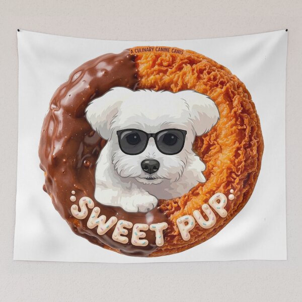Item preview, COOL!PUPPY Series: The Sweet Glazed Chocolate Donut Pooch designed and sold by Japan Cyberpunk Universe & Surreal Characters.