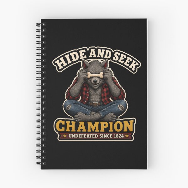 Item preview, Hide and Seek Champion Werewolf – Funny Undefeated Since 1624 designed and sold by GibasVisuals.